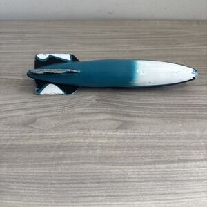 SwimWays Toypedo Vintage Orca Whale Blue White & Black Torpedo Pool 11.5"